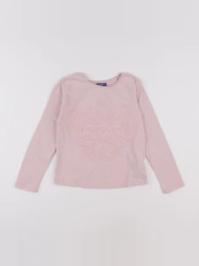 Okaidi - tee-shirt rose - 8 ans