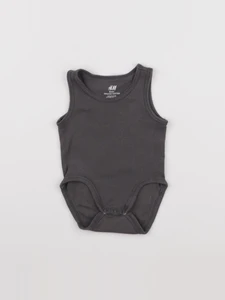 H&M - body gris - 3 mois