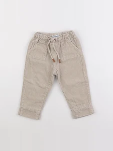 Vertbaudet - pantalon beige - 18 mois