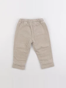 Vertbaudet - pantalon beige - 18 mois