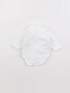 Vertbaudet - body blanc - 0 mois