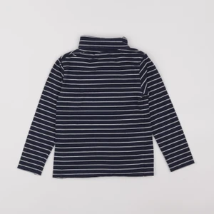 Vertbaudet - sous-pull blanc, bleu - 6 ans