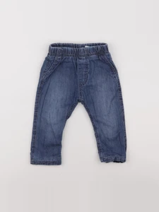 H&M - jean bleu - 12/18 mois