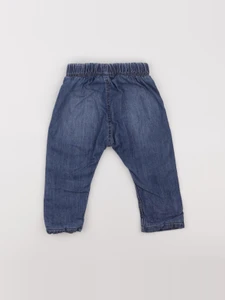 H&M - jean bleu - 12/18 mois