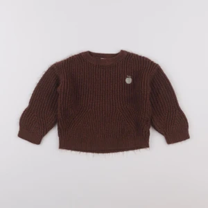 Vertbaudet - pull marron - 4 ans