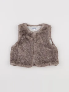 Vertbaudet - gilet marron - 36 mois