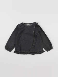 Natalys - blouse gris - 36 mois