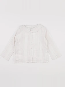 Eden & Victor - blouse or, blanc - 3 ans