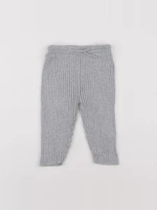 H&M - legging gris - 9/12 mois