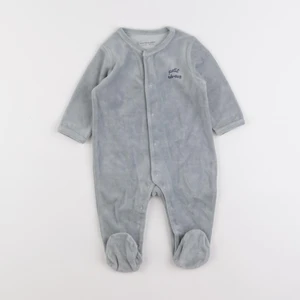 Vertbaudet - pyjama velours vert - 6 mois