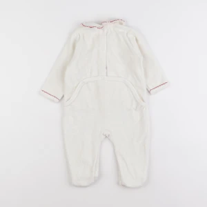 Vertbaudet - pyjama velours beige - 6 mois