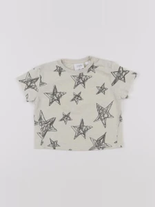 Zara - tee-shirt beige - 3/6 mois