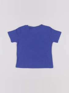 Zara - tee-shirt bleu, jaune - 3/6 mois