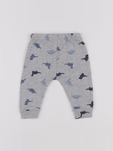 H&M - pantalon bleu, gris - 3/6 mois