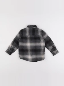 Vertbaudet - chemise gris, noir - 4 ans