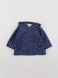 Vertbaudet - imperméable bleu - 3 mois