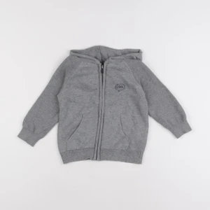 Vertbaudet - gilet gris - 3 ans