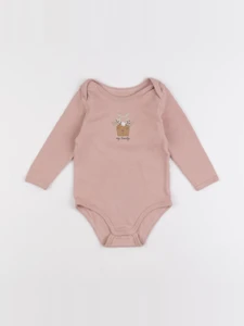 Vertbaudet - body rose - 18 mois