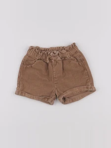 Vertbaudet - short marron - 18 mois