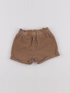 Vertbaudet - short marron - 18 mois