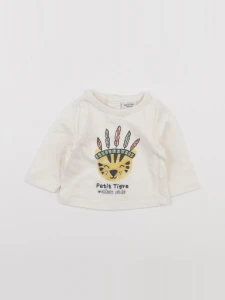 Tape à l'oeil - tee-shirt beige - 1 mois