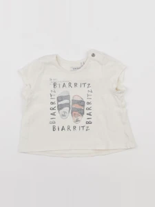 IKKS - tee-shirt beige - 12 mois