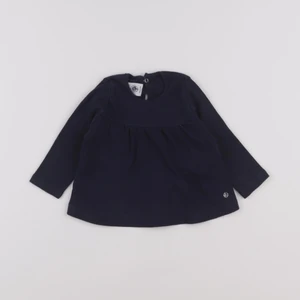 Petit Bateau - tee-shirt bleu - 6 mois