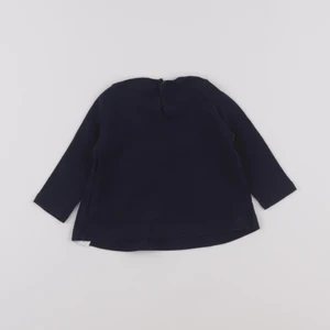 Petit Bateau - tee-shirt bleu - 6 mois