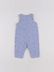 Jacadi - combinaison doublé bleu - 6 mois