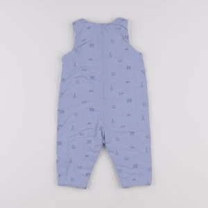 Jacadi - combinaison doublé bleu - 6 mois