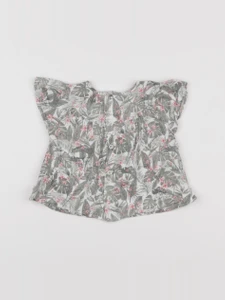 IKKS - blouse rose - 12 mois