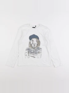 IKKS - tee-shirt blanc - 8 ans