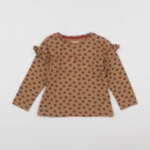 Vertbaudet - tee-shirt marron - 3 ans