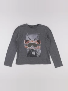 IKKS - tee-shirt gris - 12 ans
