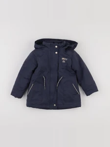 Vertbaudet - manteau bleu - 3 ans