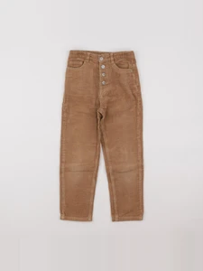 Vertbaudet - pantalon marron - 7 ans