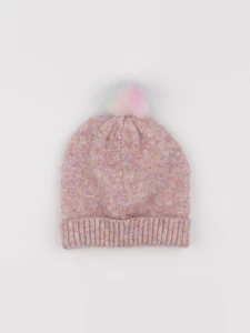 Vertbaudet - bonnet rose - 4/6 ans