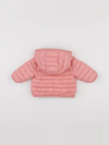Vertbaudet - doudoune rose - 3 mois