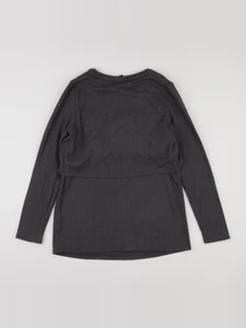 Kiabi - pull grossesse, allaitement gris - l