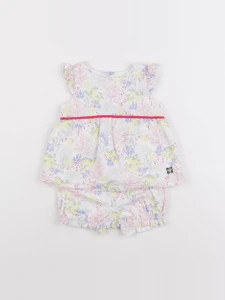 Carrément Beau - ensemble rose - 3 mois
