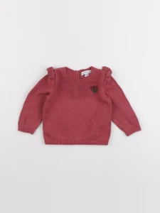 Vertbaudet - pull rose - 3 mois
