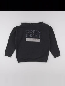 IKKS - sweat argent, noir - 12 ans