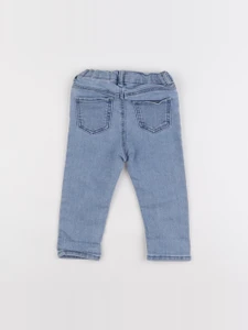 H&M - jegging bleu - 9/12 mois