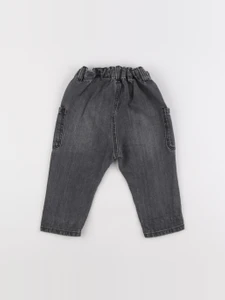 H&M - jean gris - 9/12 mois