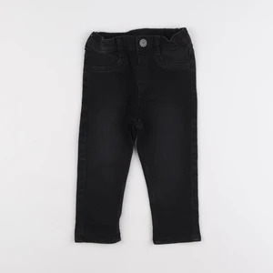 H&M - jegging noir - 12/18 mois