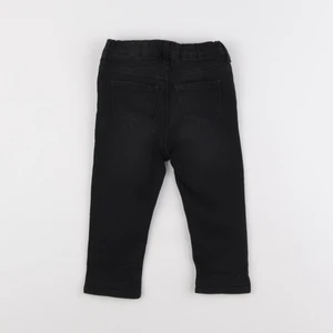 H&M - jegging noir - 12/18 mois