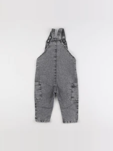 H&M - salopette gris - 12/18 mois