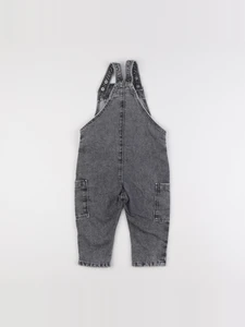 H&M - salopette gris - 12/18 mois
