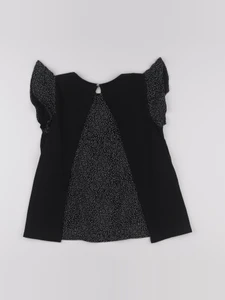 IKKS - blouse imprimé au dos noir - 12 ans