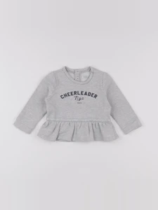 IKKS - sweat gris - 12 mois